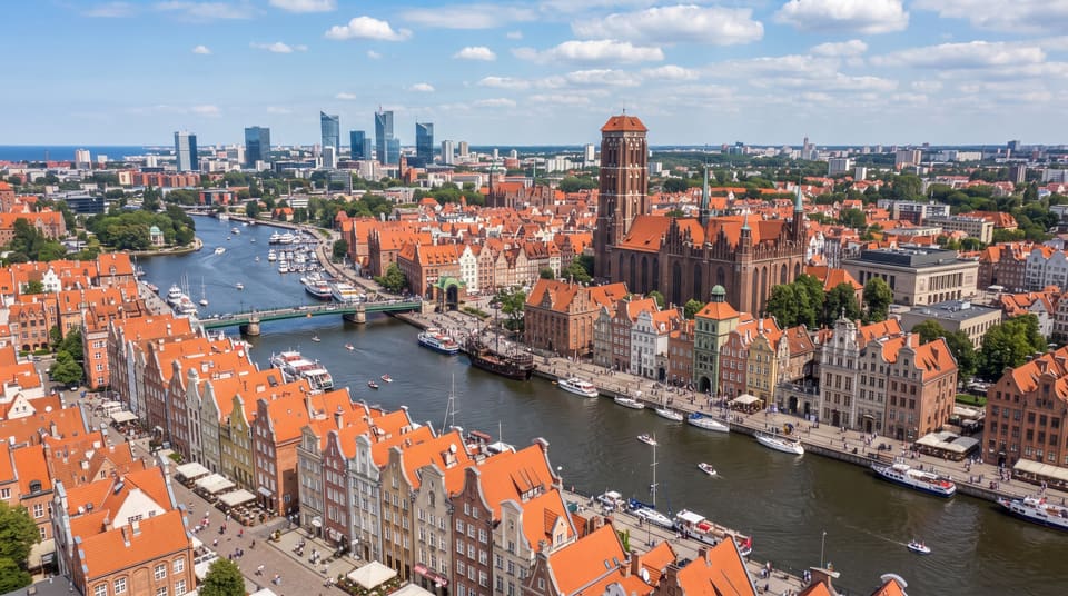 Panorama miasta Gdańsk