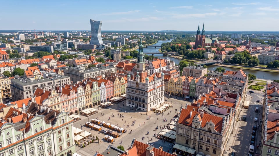 Panorama miasta Poznań