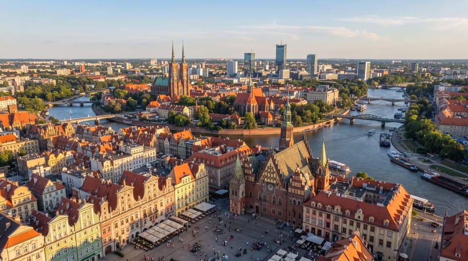 Panorama miasta Wrocław